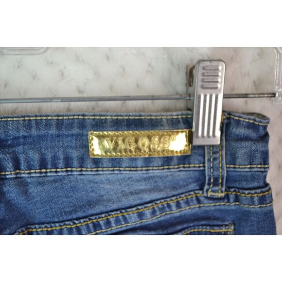Vigoss The New York Skinny Girls 10 Medium Wash Distressed Jeans - Picture 13 of 15